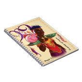 星の子供の衝撃Dの螺線形ジャーナル ノートブック (右側)