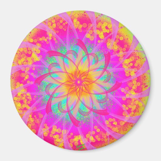 星の子供部屋バイパワーフラワー マグネット (正面)