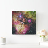 星の子供部屋、人形の南部の星座 スクエア壁時計 (ホーム)