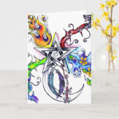 星の季節 カード (黄色い花)