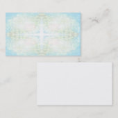 星の宇宙の(占星術の)十二宮図の占星術の女神の名刺 名刺 (正面/裏面)