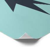 星の宇宙船に到達する ポスター (角)