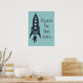 星の宇宙船に到達する ポスター (キッチン)