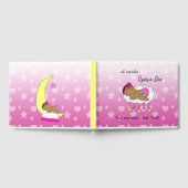 星の少女の赤ん坊のシャワーのエスニックを願った ゲストブック (全面)