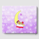 星の少女の赤ん坊のシャワーのエスニックを願った ゲストブック (裏面)