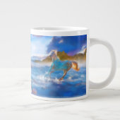 星の島のアラビアの馬 ジャンボコーヒーマグカップ (右)