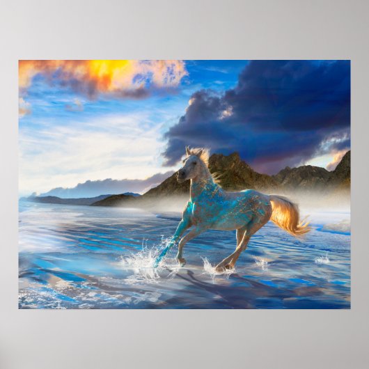 星の島のアラビア馬#2 ポスター (正面)