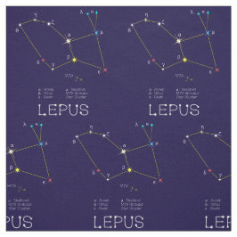 星の座またはウサギ ファブリック