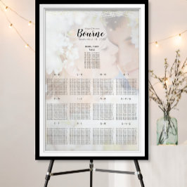 星の座席表の下の写真 ポスター