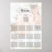 星の座席表の下の写真 ポスター (正面)