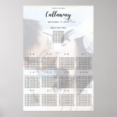 星の座席表の下の写真 ポスター (正面)