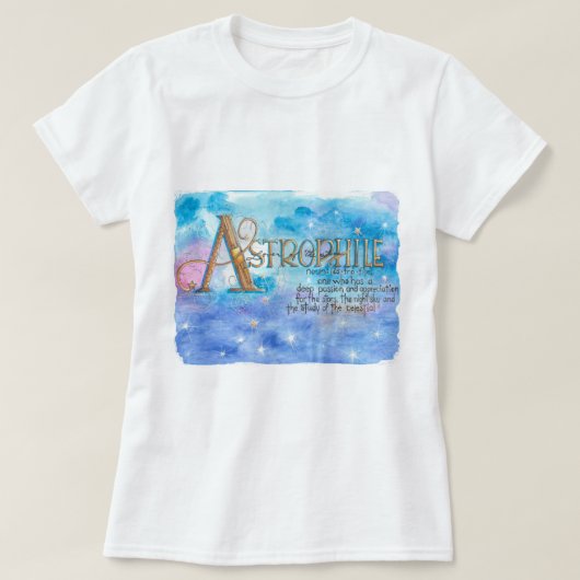 星の恋人 Tシャツ (デザイン正面)