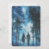 星の愛のカップル結婚ズ 招待状 (裏面)