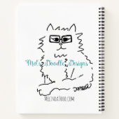 星の手帳に冬の願い ノートブック (裏面)