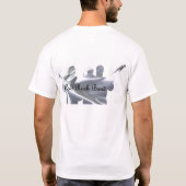 星の投射のTシャツに人を配置します Tシャツ (裏面)