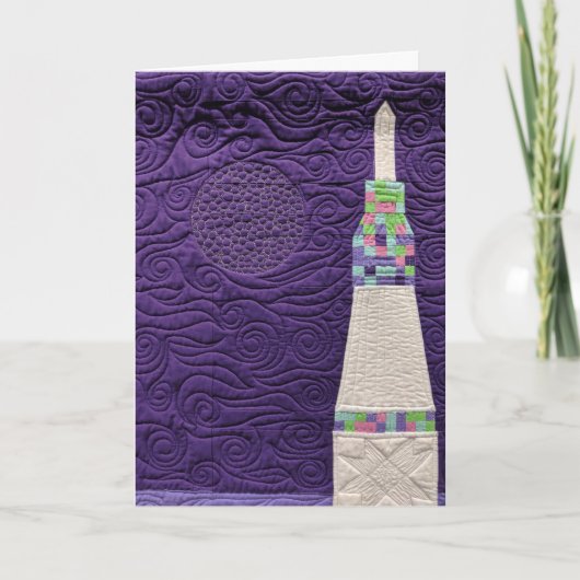 星の挨拶状のための範囲 カード (正面)