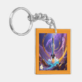 「星の探検」 キーホルダー (正面左)