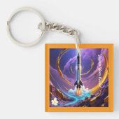 「星の探検」 キーホルダー (正面)