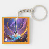 「星の探検」 キーホルダー (裏面)