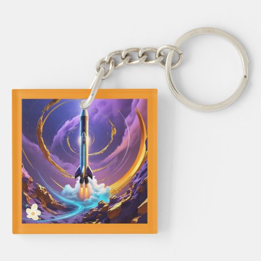 「星の探検」 キーホルダー (裏面)