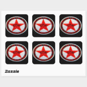 星の数 スクエアシール (シート)