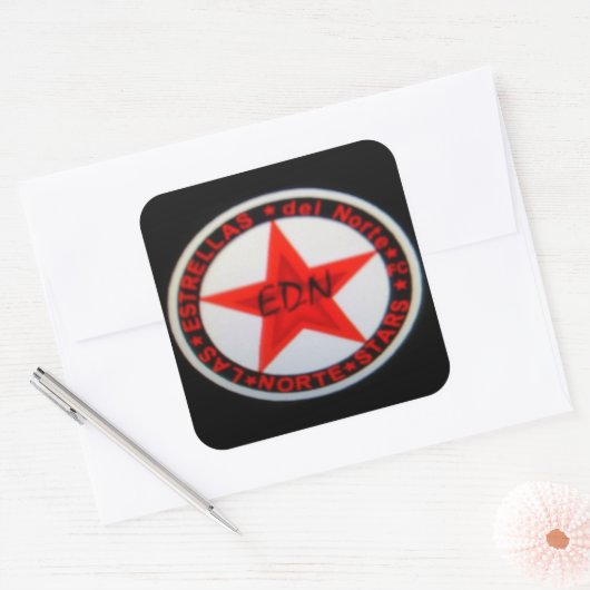 星の数 スクエアシール (封筒)