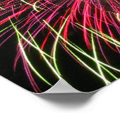 星の斜線 ポスター (角)