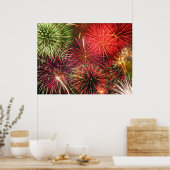 星の斜線 ポスター (キッチン)