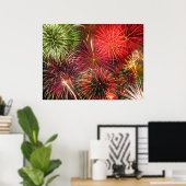 星の斜線 ポスター (ホームオフィス)