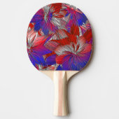 星の斜線 卓球ラケット (正面)