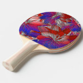 星の斜線 卓球ラケット (正面アングル)