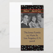 星の新しいアドレス 案内状 (正面/裏面)