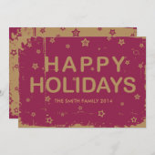 星の明るい休日 シーズンカード (正面/裏面)