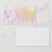 星の明るい輝きの精神的で軽い名刺 名刺 (正面/裏面)