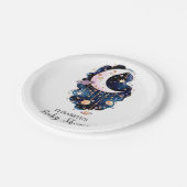 星の星の赤ちゃんシャワー ペーパープレート (アングル)