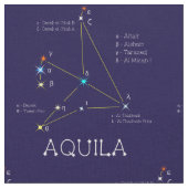 星の星座 ファブリック (クローズアップ)