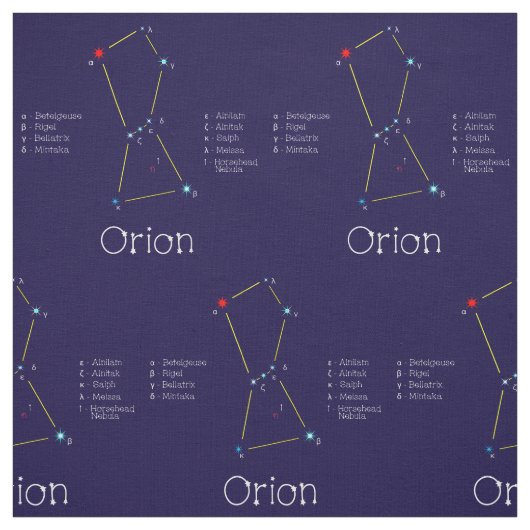 星の星座 ファブリック (見本)