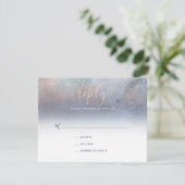 星の星明かりの夜結婚式で書かれる 出欠カード (スタンド正面)