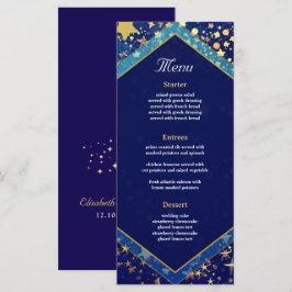 星の星空結婚の青 メニュー