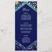 星の星空結婚の青 メニュー (正面)