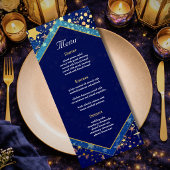 星の星空結婚の青 メニュー