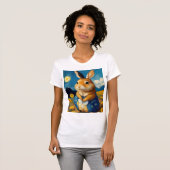 星の春うさぎTシャツ Tシャツ (正面フル)