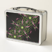 星の曼荼羅が付いているクラシックな金属のランチボックス メタルランチボックス (裏面)