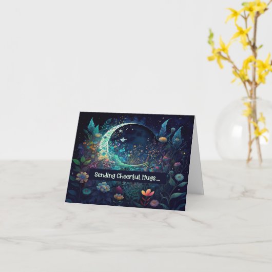 星の月と花でストロークカードを取得 カード (黄色い花)