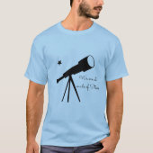 星の望遠鏡引用文 Tシャツ (正面)
