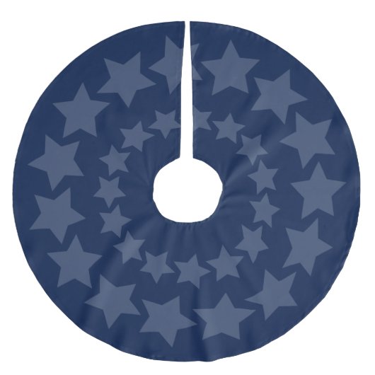 星の木のスカートの任意のカラーリングや輪 ブラッシュドポリエステルツリースカート (正面)