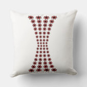 星の歪んだ装飾用クッションで クッション (裏面)