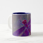星の残光のトンボ ツートーンマグカップ (正面左)