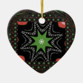 星の流れ セラミックオーナメント (正面)