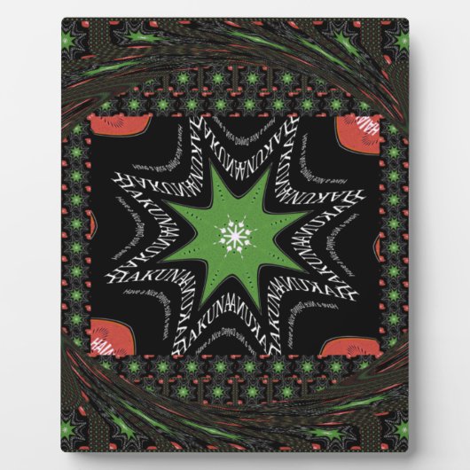 星の流れ フォトプラーク (正面)